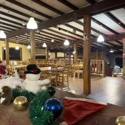 Une belle tablé de Noël dans le restaurant d'Azur et Neige