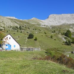 Randonnée douce Azur et Neige - la Cabane du Mulet